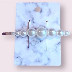 Pearl Embellished Gold Bobbi Pin Hair Accessory